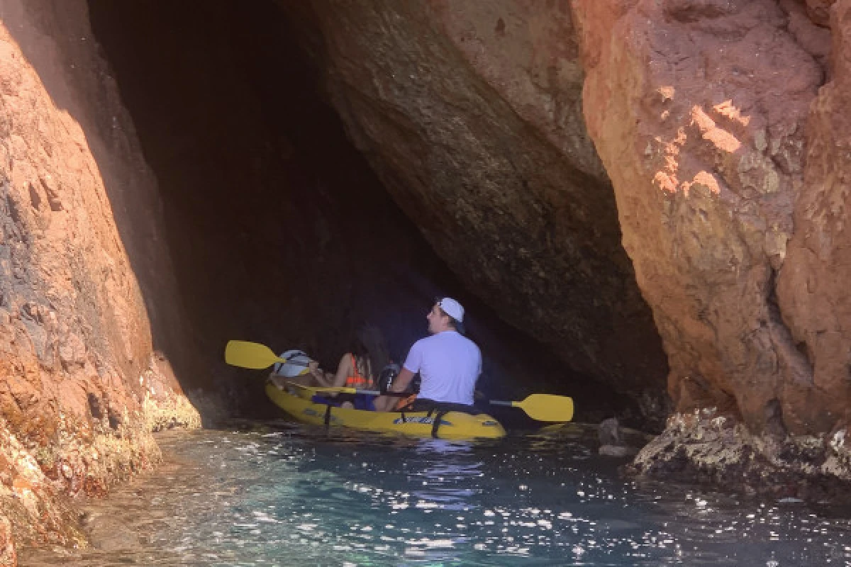 PROMO -50% : Location kayak ou paddle - Coucher de soleil - Boulouris - Expérience Côte d'Azur