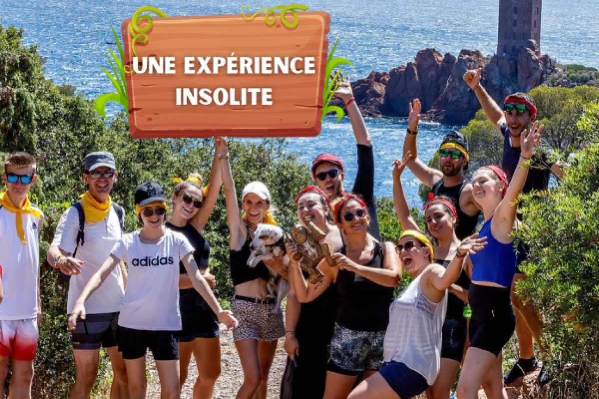 Combo Groupe ADVENTURE FUSION : Koh-Lantor + Jeu de piste - Expérience Côte d'Azur