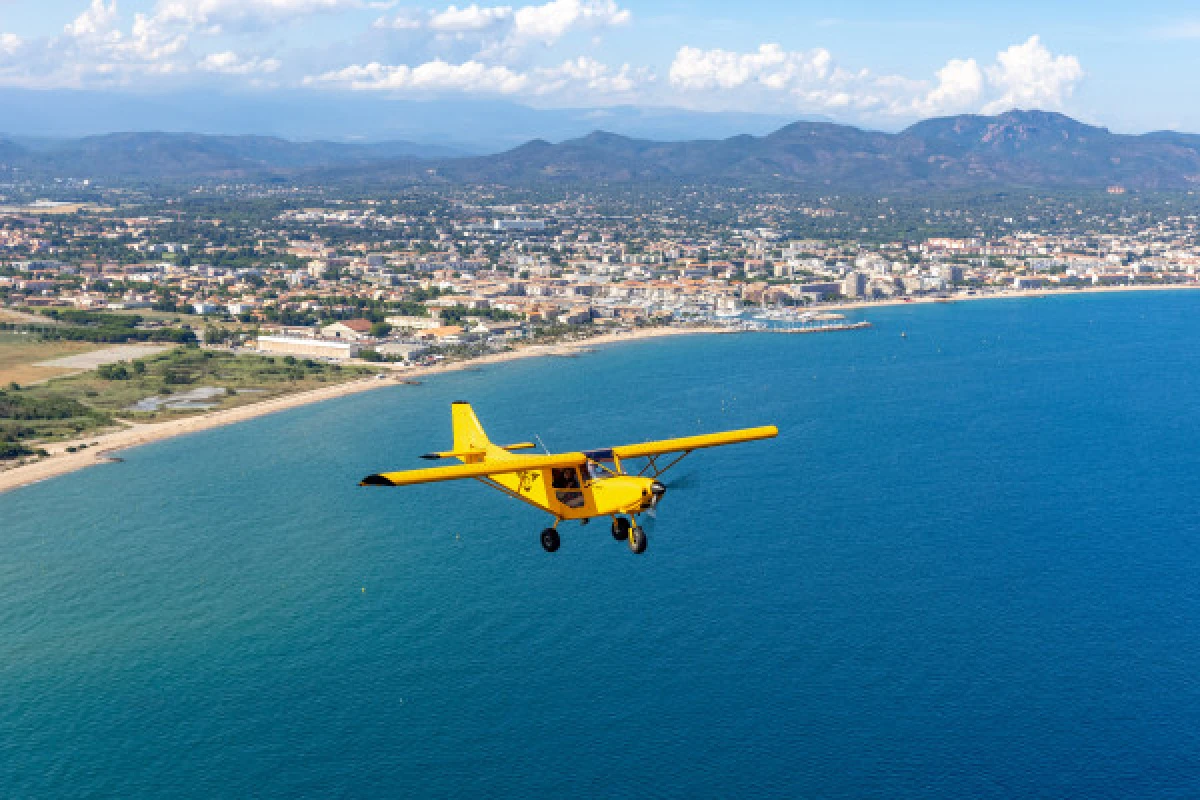 Baptême de l'air 7 mn - Vol ulm Fréjus - Expérience Côte d'Azur