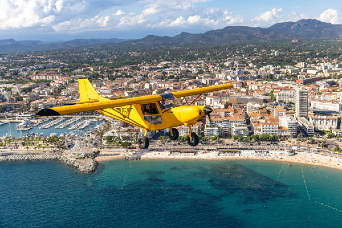 Baptême de l'air 7 mn - Vol ulm Fréjus - Expérience Côte d'Azur