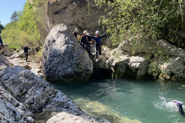 Canyon du Gours du Ray - Niveau 1 - Débutant - Expérience Côte d'Azur