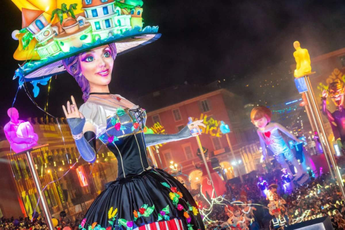 Carnaval de Nice 2025 - CORSO ILLUMINÉ - Excursion en autocar - Expérience Côte d'Azur