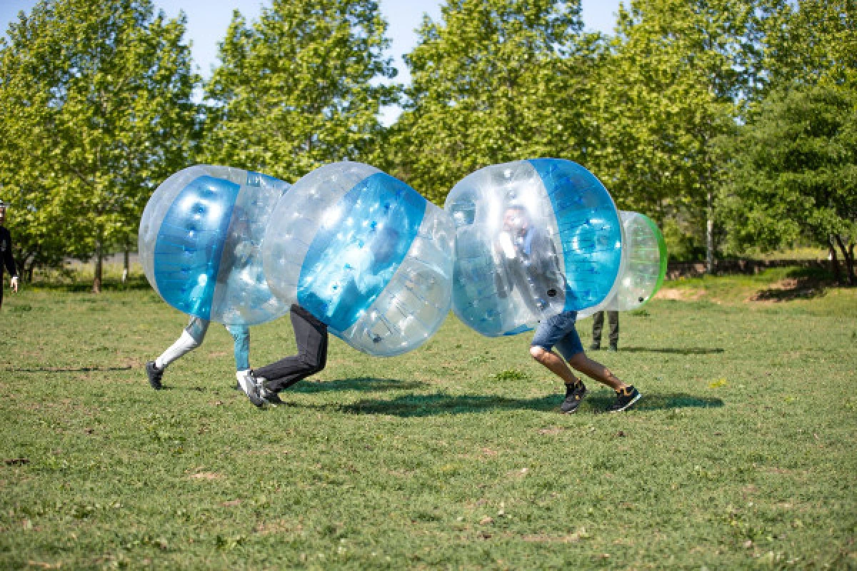 Challenge entreprises : tournoi de bubble foot, archery bump, laser game & Co. - Expérience Côte d'Azur