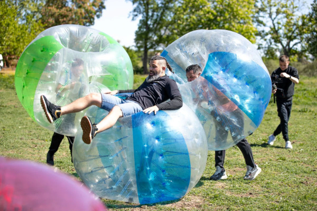 Challenge entreprises : tournoi de bubble foot, archery bump, laser game & Co. - Expérience Côte d'Azur