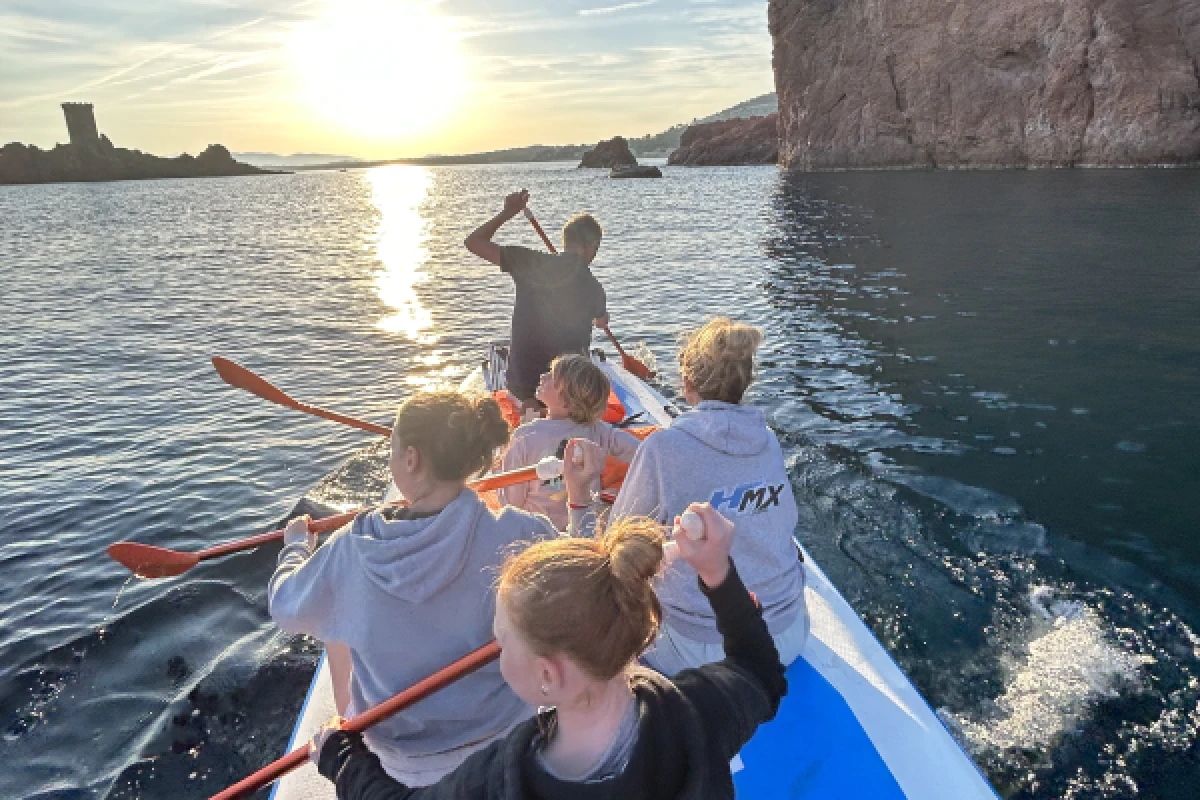 PROMO - Combo CHILL & FUN :  jeu de piste + sunset apéro en paddle géant - Expérience Côte d'Azur