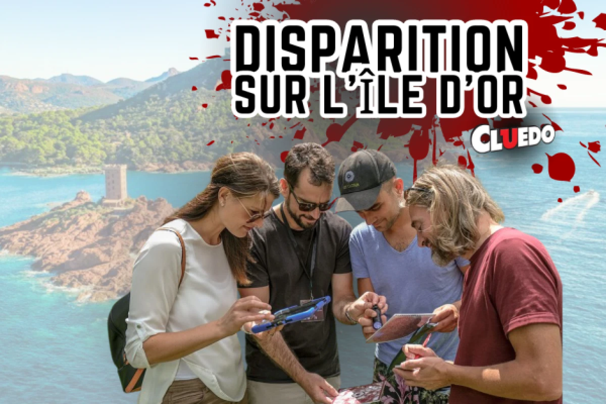 Disparition sur l'île d'Or : votre Cluedo® géant - Expérience Côte d'Azur