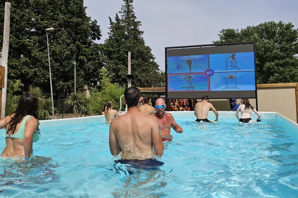 Cross fit training en piscine plein air - PROMO - Expérience Côte d'Azur