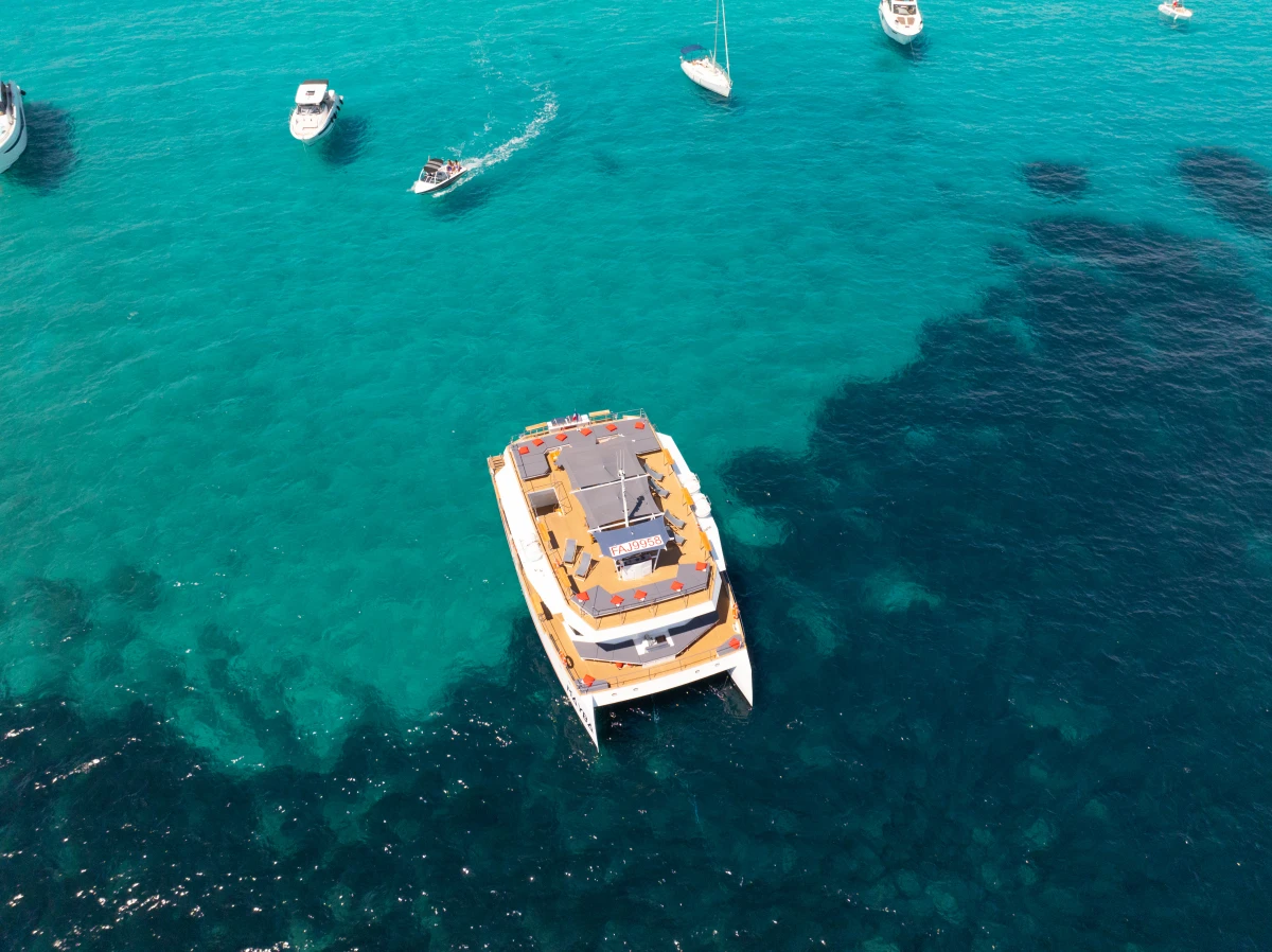 Sortie Catamaran journée - Départ Cagnes sur Mer vers les Iles de Lérins - Expérience Côte d'Azur