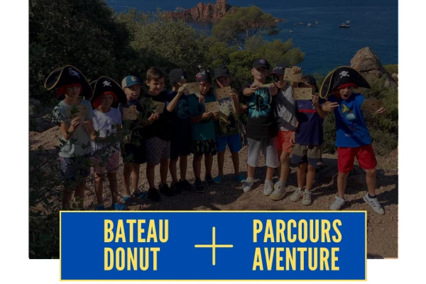 FAMILY TIME : BATEAU DONUT + PARCOURS AVENTURE - Expérience Côte d'Azur