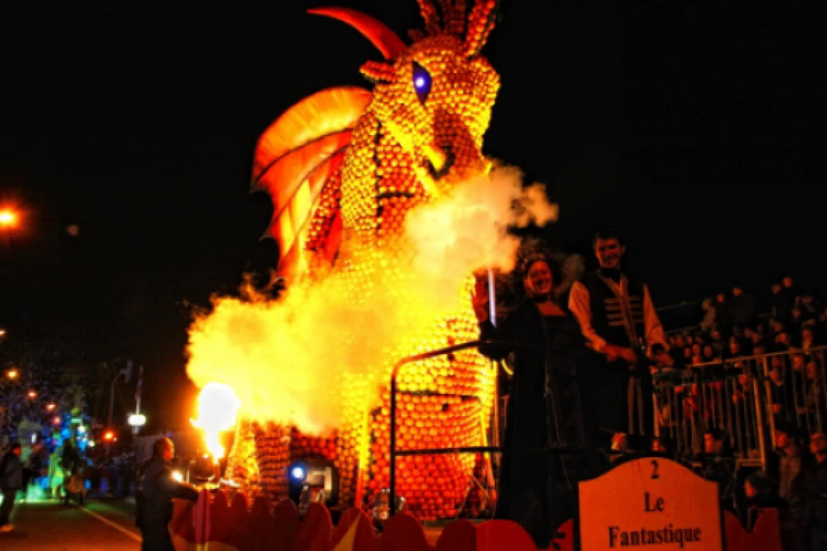 Fêtes du Citron à Menton 2025 - CORSO AUX LUMIERES - excursion en autocar - Expérience Côte d'Azur