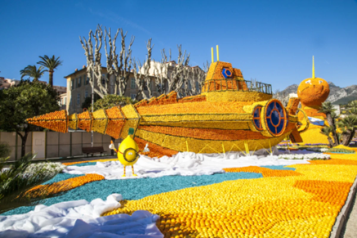 Fêtes du Citron à Menton - JARDIN DE BIOVES - excursion en autocar - Expérience Côte d'Azur