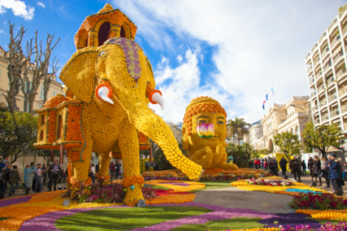 Fêtes du Citron à Menton - JARDIN DE BIOVES - excursion en autocar - Expérience Côte d'Azur