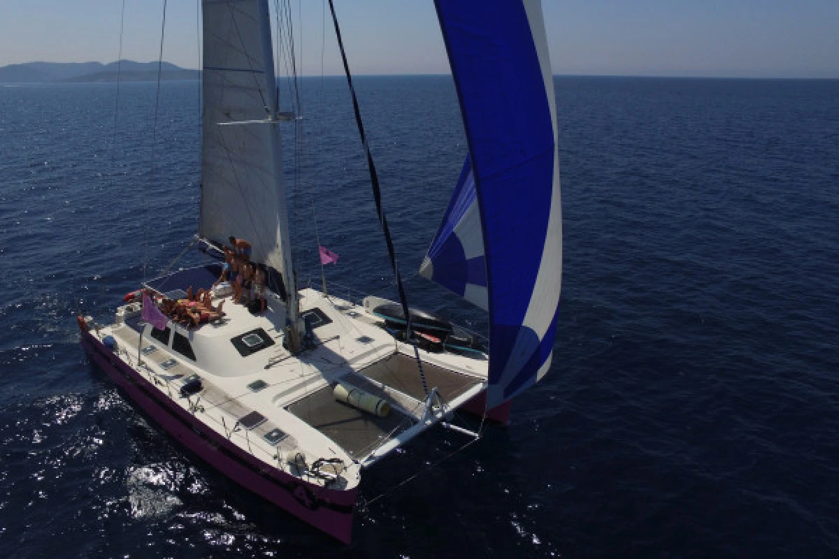 Journée en catamaran à Cap Taillat Départ Le Lavandou - PROMO - Expérience Côte d'Azur