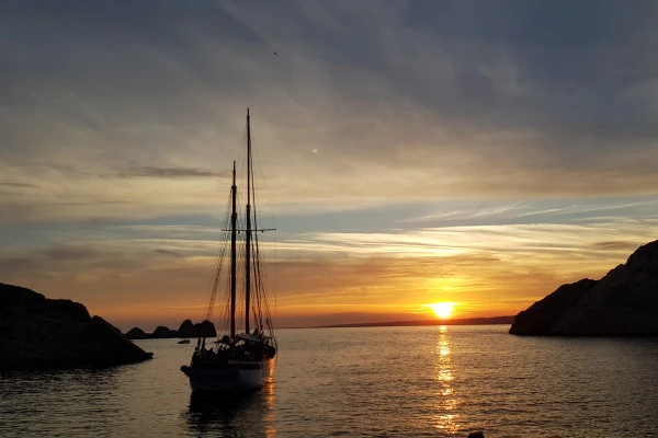 La Goélette Alliance - soirée sunset - PROMO - Expérience Côte d'Azur