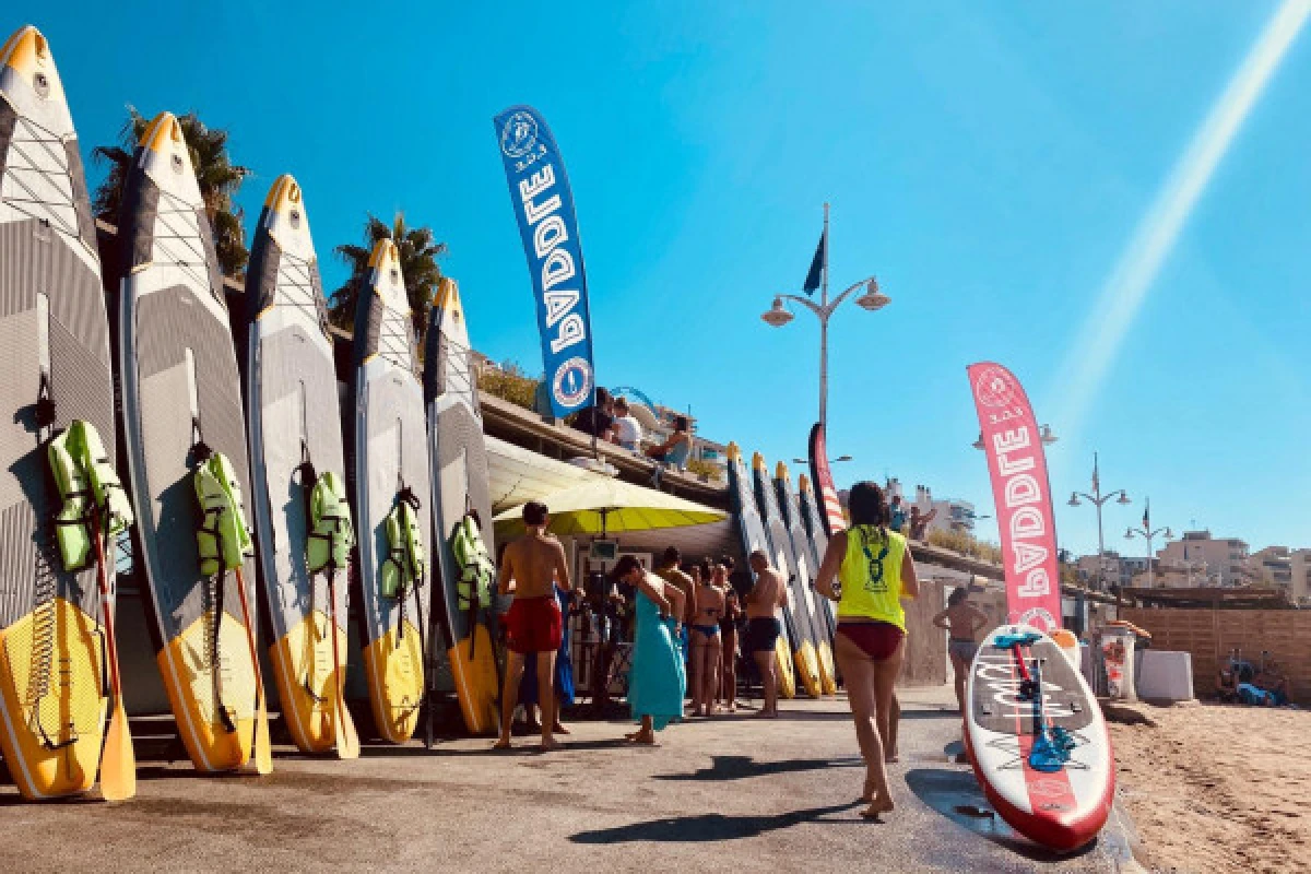 Location 1H de paddle - paddle tandem - canoë-kayak - PROMO - Expérience Côte d'Azur