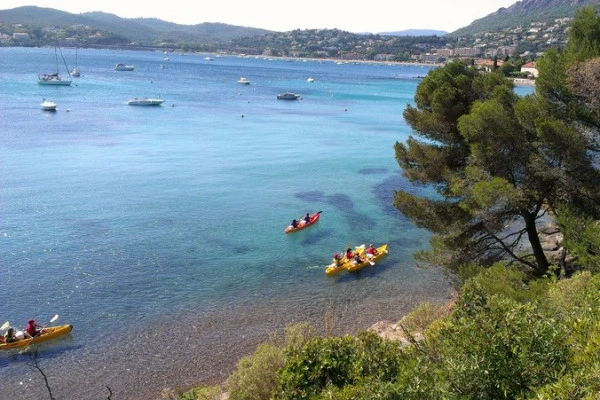 Location de kayak de mer - littoral de l'Estérel - Expérience Côte d'Azur