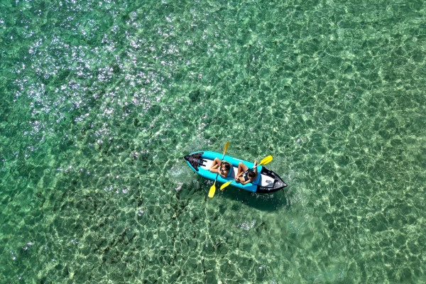 Location de kayak gonflable - plage de la Nartelle - PROMO - Expérience Côte d'Azur