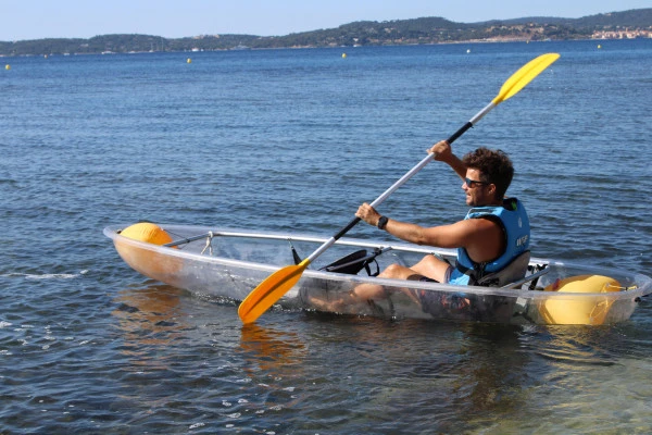 Location de kayak transparent - plage de la Nartelle - PROMO - Expérience Côte d'Azur