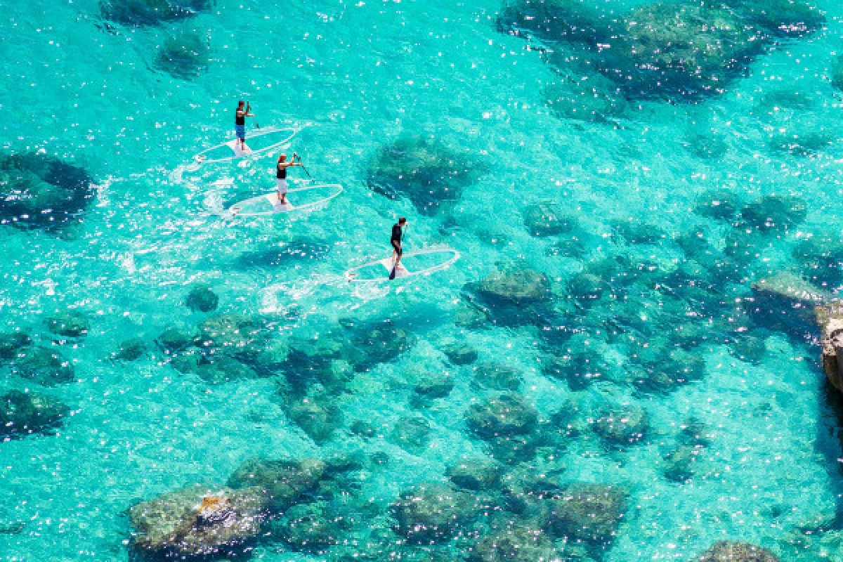 Paddle Transparent à Sainte Maxime - Promo - Expérience Côte d'Azur