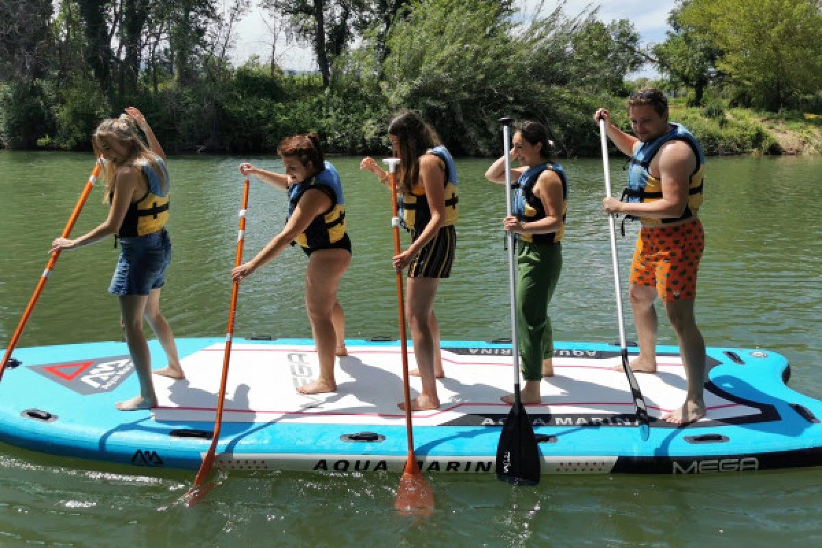 Location paddle géant - Rivière l'Argens - Expérience Côte d'Azur