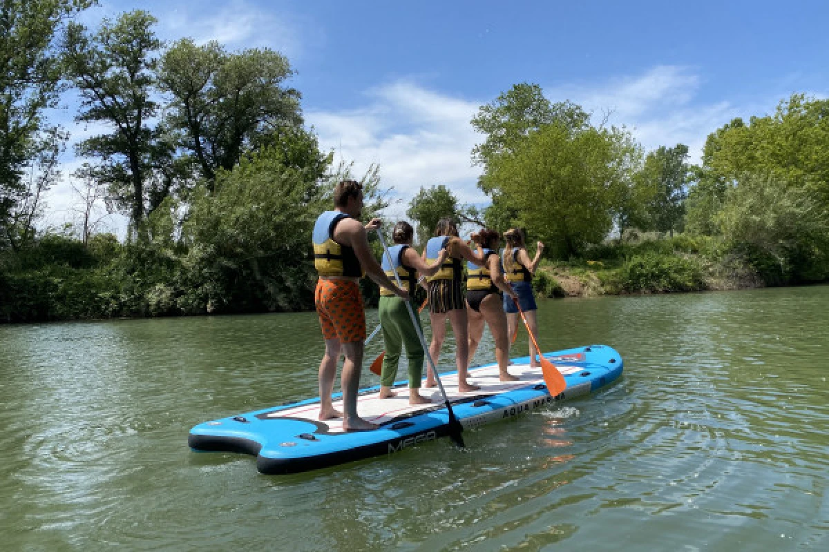 Location paddle géant - Rivière l'Argens - Expérience Côte d'Azur