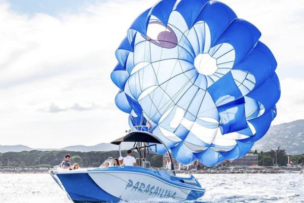 Parachute ascensionnel - Cannes la Bocca - Expérience Côte d'Azur