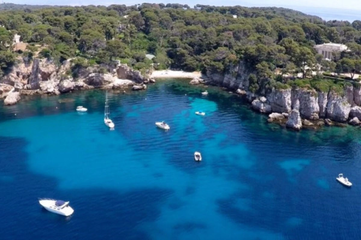 Tour privé en voilier-Baignade et paddle-Cap d'Antibes - Expérience Côte d'Azur