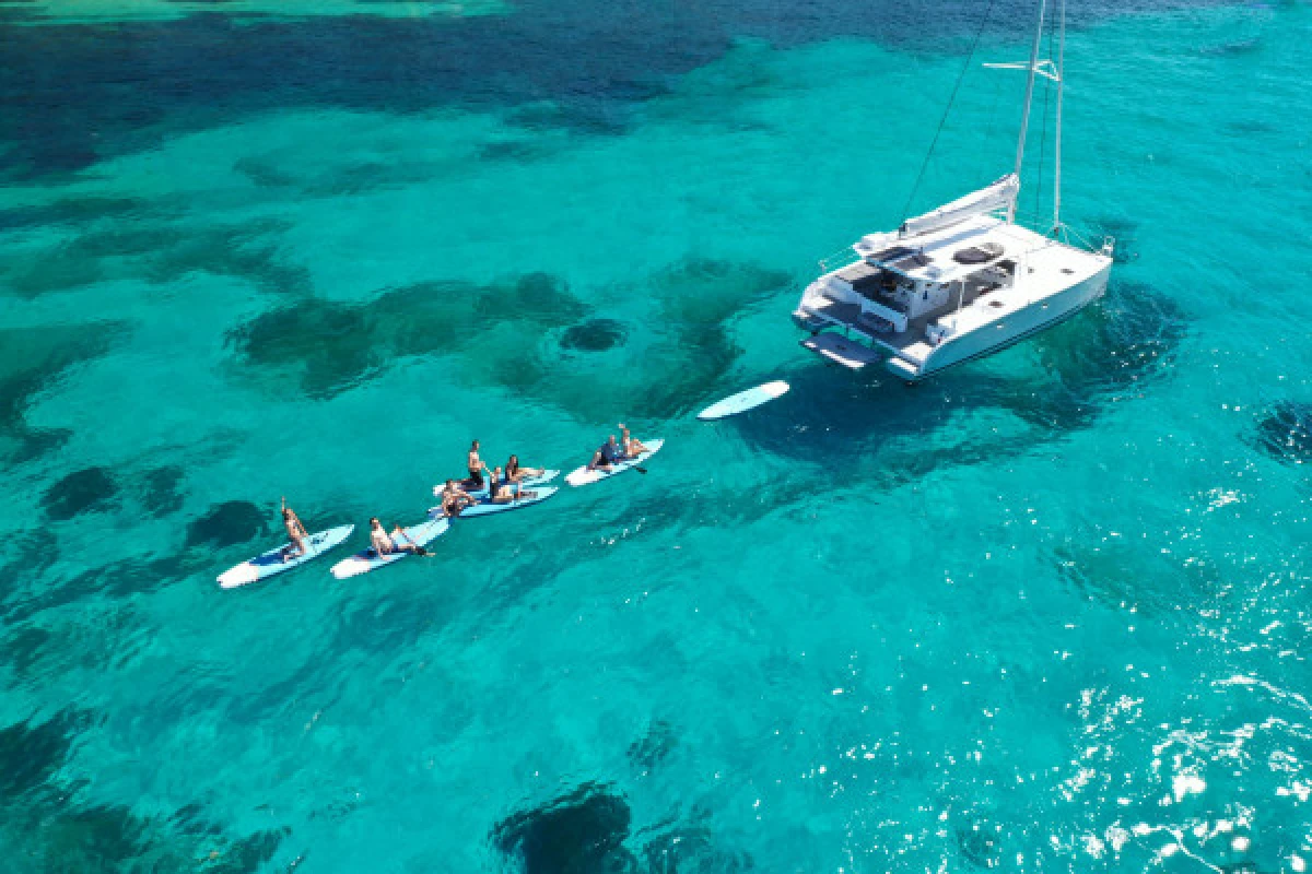 Sortie privatisée catamaran et activités Paddle - Matinée - Expérience Côte d'Azur