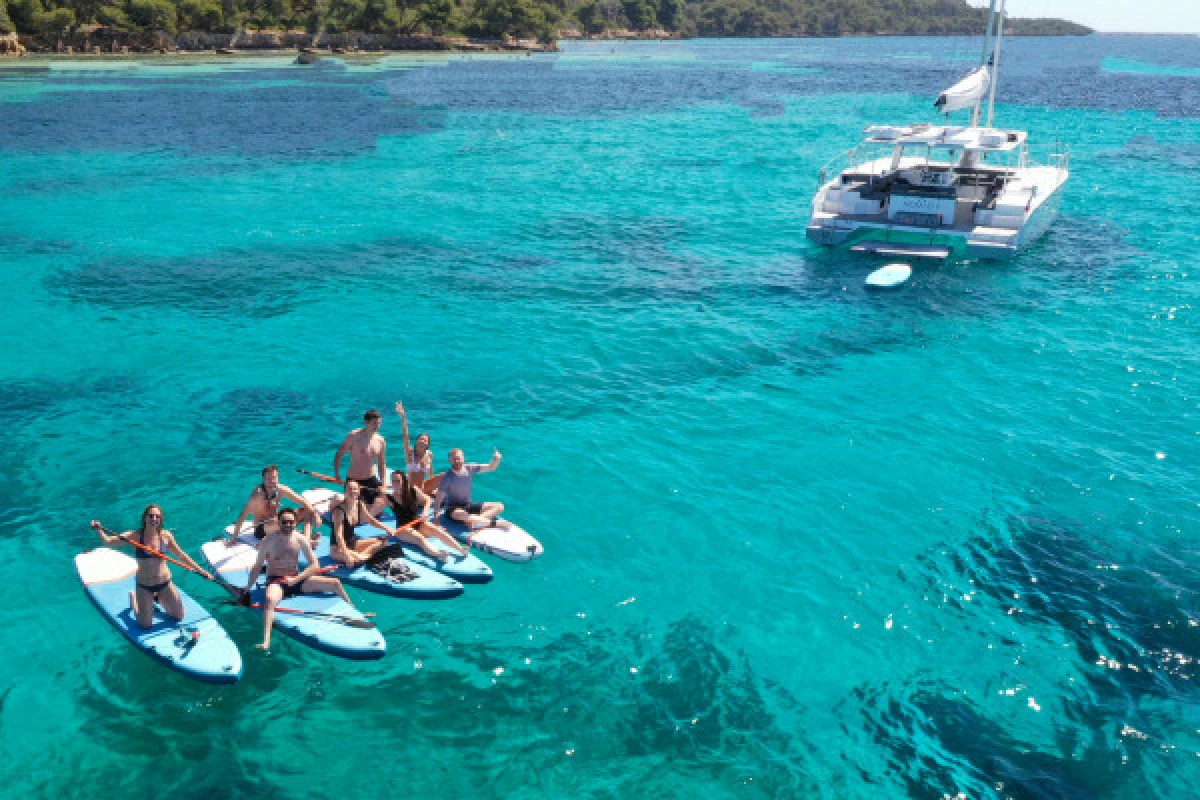 Sortie privatisée catamaran et activités Paddle - Matinée - Expérience Côte d'Azur