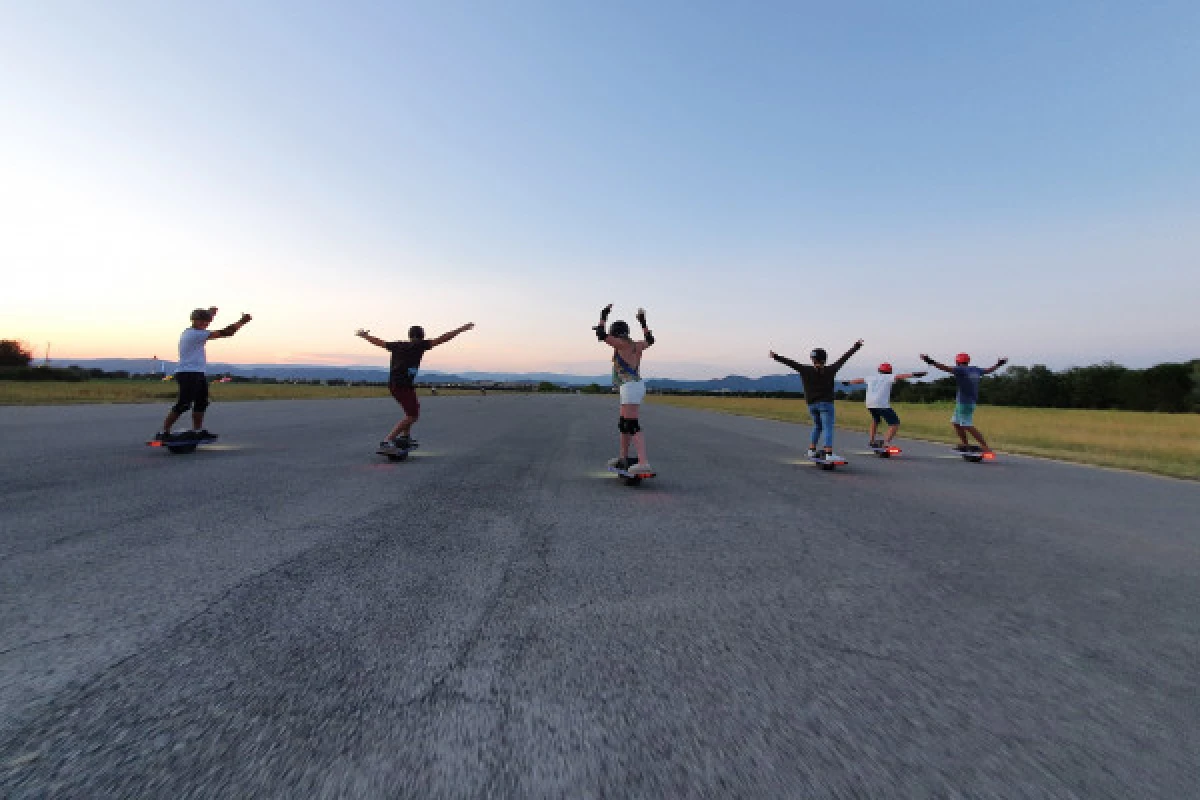 Skate électrique : Balade Soirée/Nocturne - Expérience Côte d'Azur