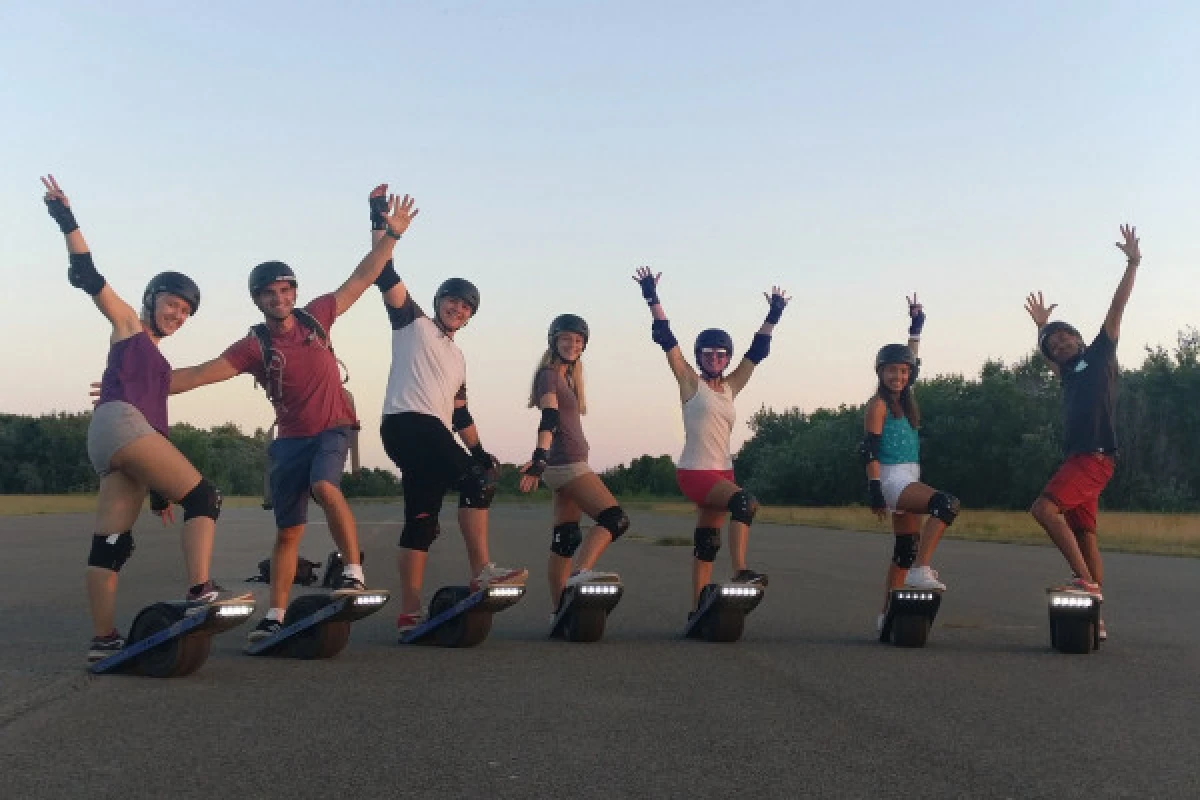 Skate électrique : Balade Soirée/Nocturne - Expérience Côte d'Azur