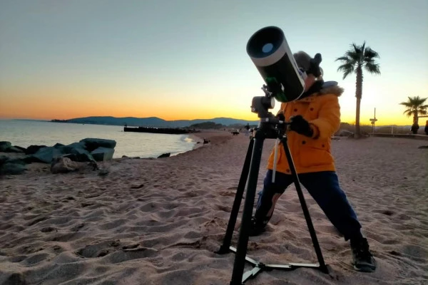 Soirée Astronomie coucher de soleil à Port Fréjus - Expérience Côte d'Azur