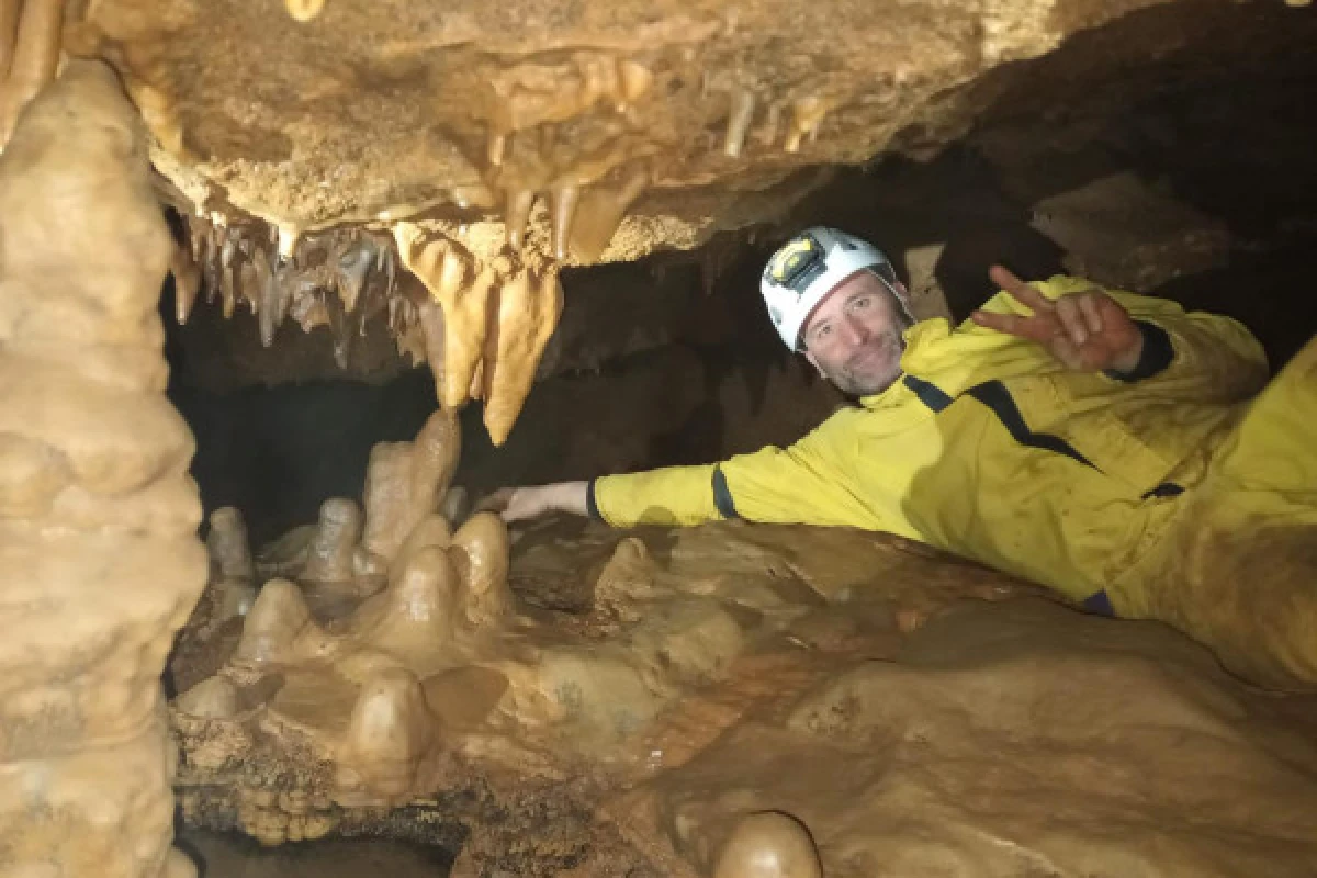 Spéléologie - Grotte de la Mescla - Expérience Côte d'Azur