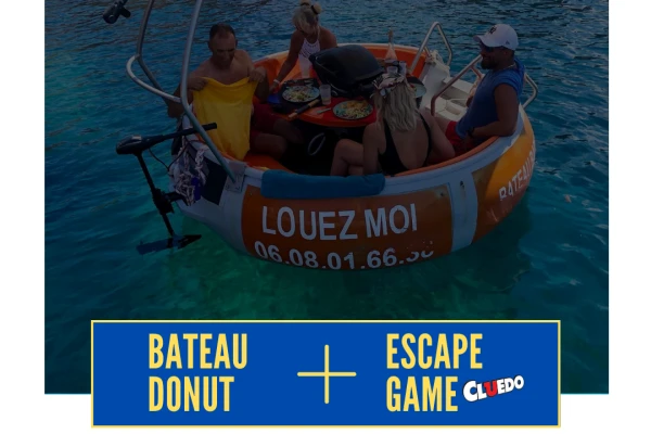 SUN & FUN : COMBO BATEAU DONUT + CLUEDO - Expérience Côte d'Azur