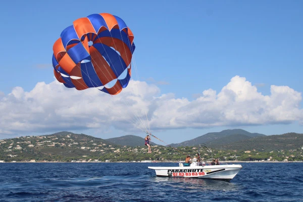 Vol en parachute ascensionnel - plage de la Nartelle - PROMO - Expérience Côte d'Azur